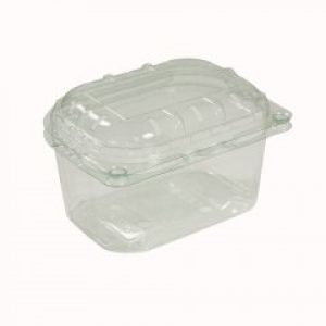 Контейнер с крышкой РЕТ для ягод и фруктов Петруцалек SET B32 Прозрачный 250 г 1140 шт/уп (1011394)