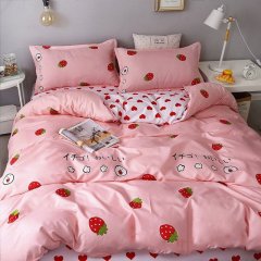 Комплект постельного белья MirSon Бязь Premium 17-0469 Fun strawberries Детский (2200003335248)