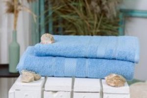 Набор банных полотенец MirSon №5002 SoftNess Cornflower 2 шт (2200003182941)