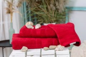 Набор банных полотенец MirSon №5000 SoftNess Bordo 3 шт (2200003182606)