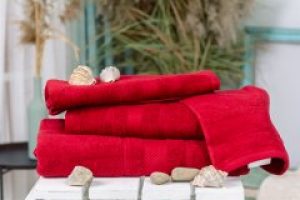 Набор банных полотенец MirSon №5000 SoftNess Bordo 4 шт (2200003183245)