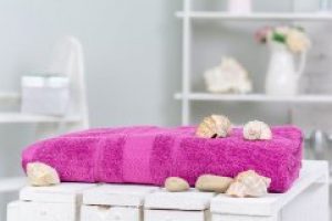 Банное полотенце MirSon №5011 SoftNess Plum 40x70 см (2200003181616)