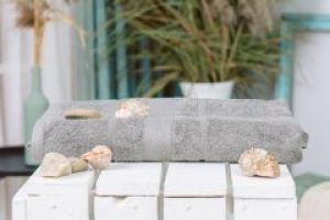 Банное полотенце MirSon №5012 SoftNess Smoky 40x70 см (2200003181623)