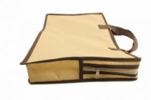 Упаковка для постельного белья EсoNova ПВХ+спанбонд большая бежевый цвет