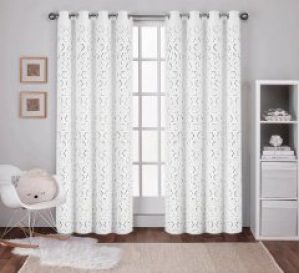 Резная штора лазерная резка 3D Flying Цветы 250 х 145 см (YL-1)