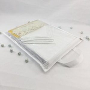 Упаковка для постельного белья EсoNova ПВХ+спанбонд белый 10 шт.