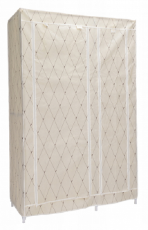 Портативный шкаф-гардероб текстильный Emako Vitto Kaja 6 полок бежевый (8085108365)