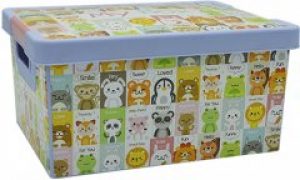 Коробка для хранения вещей Proff Animals Пластиковая 36 х 28 х 18 см (PF2601833/Ani)
