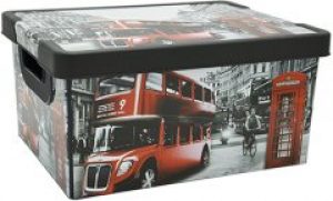 Коробка для хранения вещей Proff London Пластиковая 36 х 28 х 18 см (PF2601833/Lon)