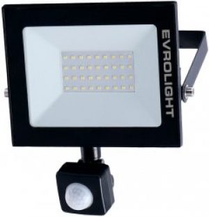 Прожектор EVROLIGHT 30Вт EV-30 6400К с датчиком движения (56750)