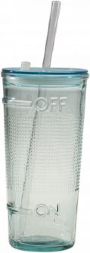 Стакан с крышкой San Miguel To Go Off And On стекло 500 мл (2355)