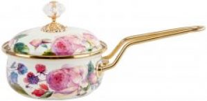 Ковш эмалированный Lefard Elmani с крышкой 0.9 л (763-015)