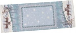 Дорожка на стол Limaso новогодняя гобеленовая Полярная звезда RUNNER656-37 37x100 см (ROZ6400052489)