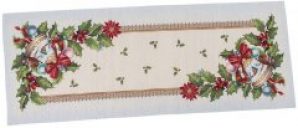 Дорожка на стол Limaso новогодняя гобеленовая Рождественская звезда RUNNER902-37 37x100 см (ROZ6400052515)