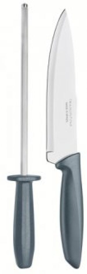 Набор Tramontina Plenus нож "Шеф" + мусат (23498/611)