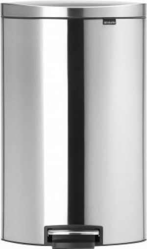 Бак для мусора Brabantia Pedal Bin FlatBack 40 л Матовый стальной (482021)