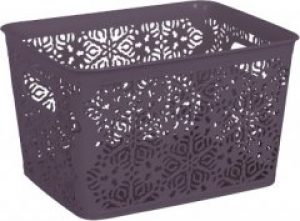 Корзина для хранения Violet House 25х19.5х15 см Plum (0502 №2 Ажур PL б/кр. 7 л)