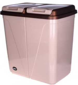 Корзина для белья Violet House 60х37х58 см Cappucino (0043 CAPPUCHINO с/к 45+45 л)