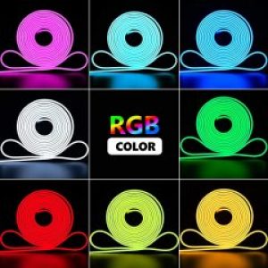 Светодиодный неон PROLUM™ RGB гибкий с максимальной степенью защиты IP68 5050 220V PRO