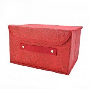 Ящик для хранения вещей STENSON 26 х 20 х 16 см (R29658) Бордовый