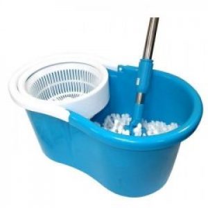 Универсальная швабра с отжимом-центрифугой и ведром Easy Mop “Круглая Швабра” AV