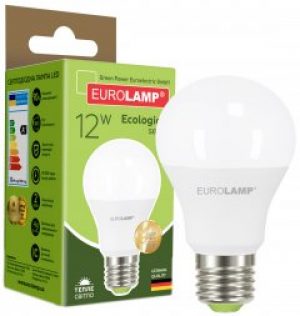 Светодиодная лампа EUROLAMP А60 12W E27 3000K (LED-A60-12273(P))
