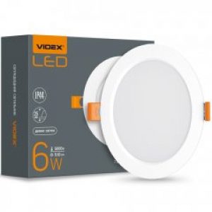 Точечный светильник VIDEX Back 6W 5000K VVL-DLBR-065 встраиваемый круглый