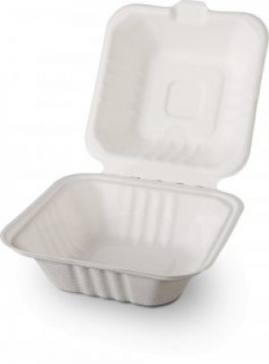 Ланч бокс для бургера BFG Packaging з багасси BigPack ЕКО 125шт