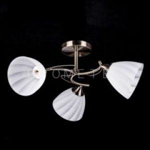 Люстра класична стелева на три плафона антична Прометей 2938/3