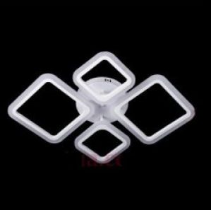 Люстра LED Свет біла +пульт 96W 5331/2+2