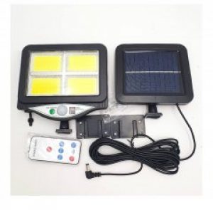 Фонарь уличный на солнечной батарее UKC BK-128 с датчиком движения и пультом