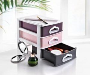 Комод з-ярусный ЕMHOUSE Турция серый EP-420