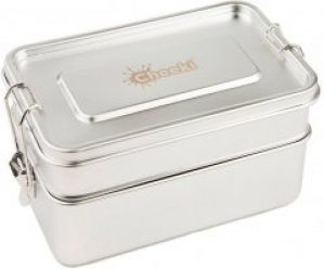 Ланч бокс стальной двухъярусный Cheeki The Double Stack 1.2 л Матовый (CLBDS1)