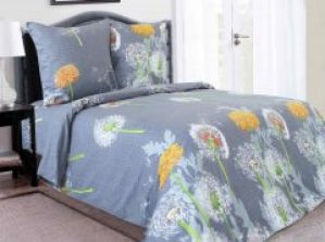Комплект постельного белья Зоряне сяйво Одуванчики 150х220 (4001_4980)