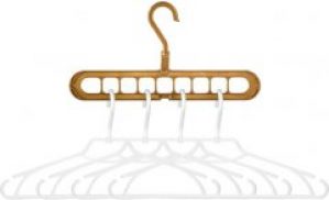 Органайзер для вешалок Champion + плечики 4 шт Золото