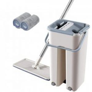 Швабра с отжимом Scratch Cleaning Mop Моющая для уборки и мытья пола Белый (EN130820)