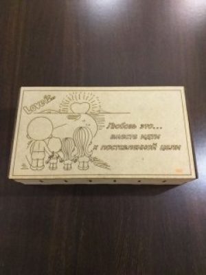 Купюрница - шкатулка для денег Karmen "Любовь это" 2209