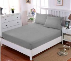 Простынь U-tek Cotton Melange Grey 80х190 (CG80190)