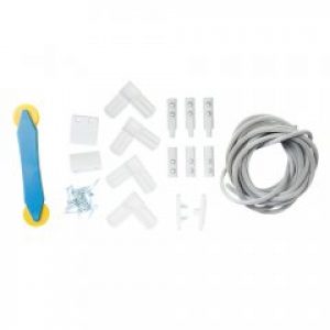 Москитная сетка Vektor на двери 800х2200 мм белая (90216037)