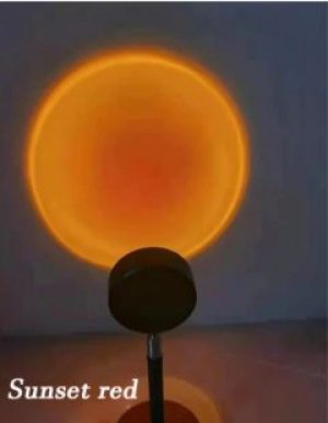 Лампа Sunset Lamp проекционный светильник заката лампа-ночник имитирующая красный закат