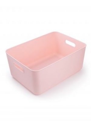 Ящик для хранения MVM FH-13 LIGHT PINK XL пластиковый