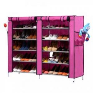 Тканевый двойной шкаф для обуви Shoe Cabinet 5 Layer 6510 (114*30*92)