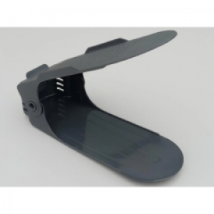 Подставка для обуви двойная (органайзер для обуви) КСК-Пласт серая 12 шт