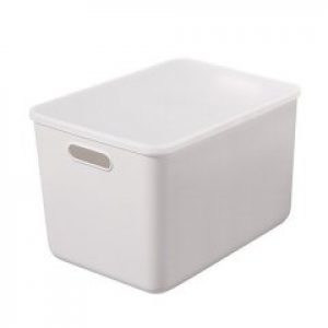 Ящик для хранения с крышкой светло-серый ХXL