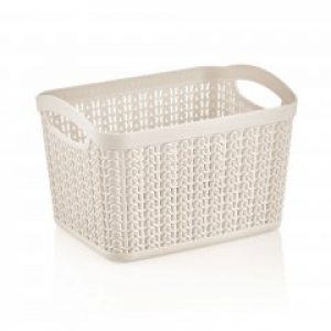 Корзина Ucsan plastik вязка 3 л слоновая кость M-059