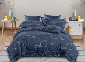 Покрывало Home Line Стеганое Двустороннее 210х240 Синее (2600001626582)