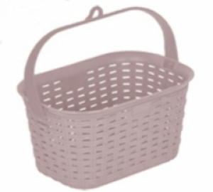 Корзина для хранения Корзина ажурная прямоугольная с ручкой Plastart MUP-LA-225 Светло-сиреневый (IR00418)