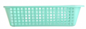 Корзина для хранения Корзина пластиковая прямоугольная Бликпласт MBK-85904 Бирюзовый (IR00429)
