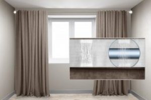 Комплект штор на трубу Декор-Ин Микровелюр 200x250 2 штуки Тауп (ROZ6400060622)