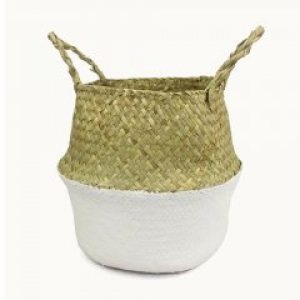 Кошик плетений MORO білий 35см М-3059W